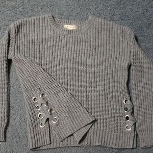 Grey It's Our Time sweater